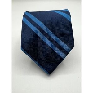 J.Crew Men's Necktie Blue Paisley Italian Handmade in USA W:3.25" L:59"